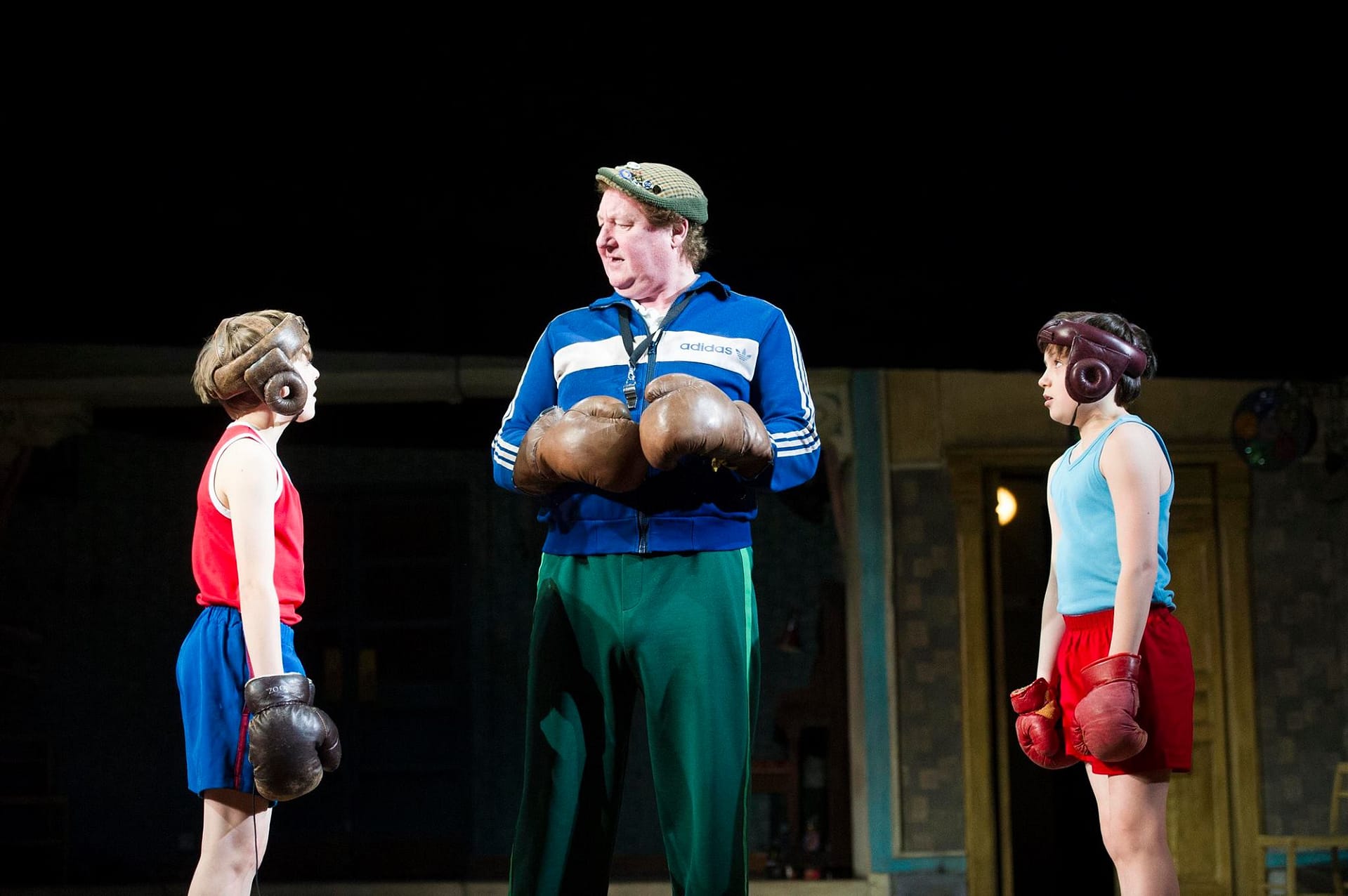 Thomas Hazelby (Billy), Howard Crossley (George) and Nathan Jones (Michael)