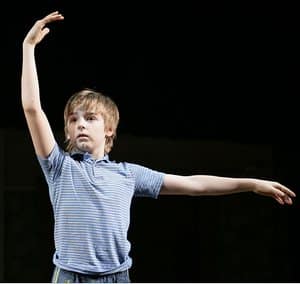 Liam Strikes a Balletic Pose