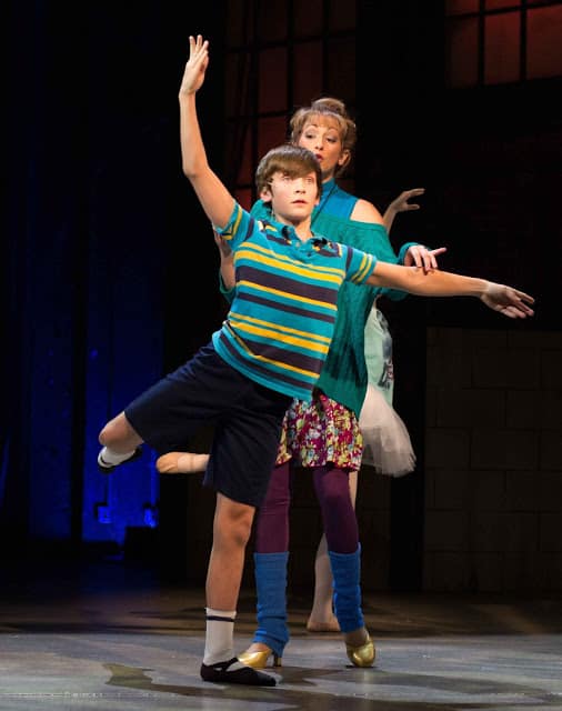 Matthew Dean (Bill) and Jennie Hintze (Mrs. Wilkinson in the Phoenix Theatre Production of BETM