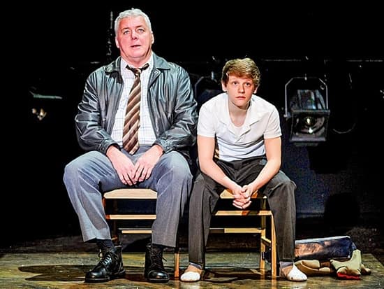 Ben Cook (Billy) and Rich Hebert (Dad)