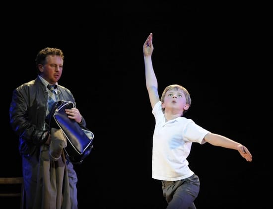 Brad Wilson with Joe Caffrey Who Plays Billy's Dad in Billy Elliot