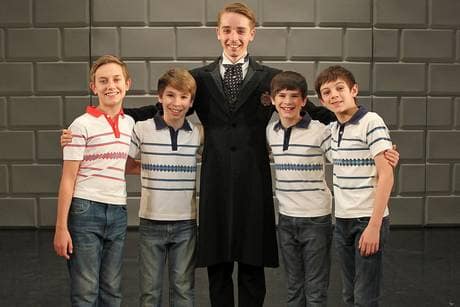 l-r Redmand Rance, Bradley Perret, Liam Mower, Mitchell Tobin and Elliott Hanna