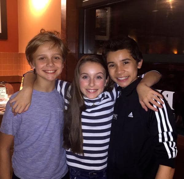 Brooks Landegger (Billy, Ashley Lanzoni (Debbie) and Nicholas Dantes (Billy)