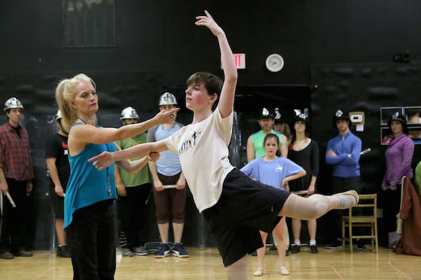 Janet Dickinson (Mrs. Wilkinson) and Sam Faulkner (Billy)