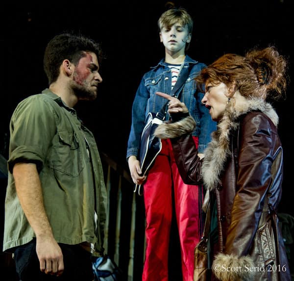 Tony (Alex Drost), Billy (Brooks Landegger) and Mrs. Wilkinson (Janet Dickinson)