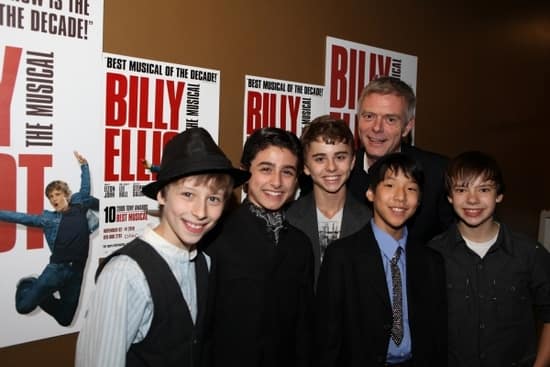 l-r Kylend Hetherington, Giuseppe Bausilio, Michael Dameski, Stephen Daldry, Lex Ishimoto and Daniel Russell