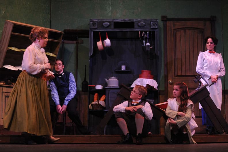 Ford Mirowski as Michael Banks in Mary Poppins Photo by: Gerry Averett