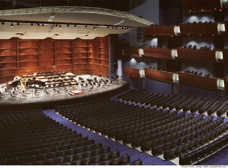 The 2477 seat Civic Center Music Hall in Oklahoma City - Home of Billy Elliot The Musical presented by Lyric Theatre of Oklahoma