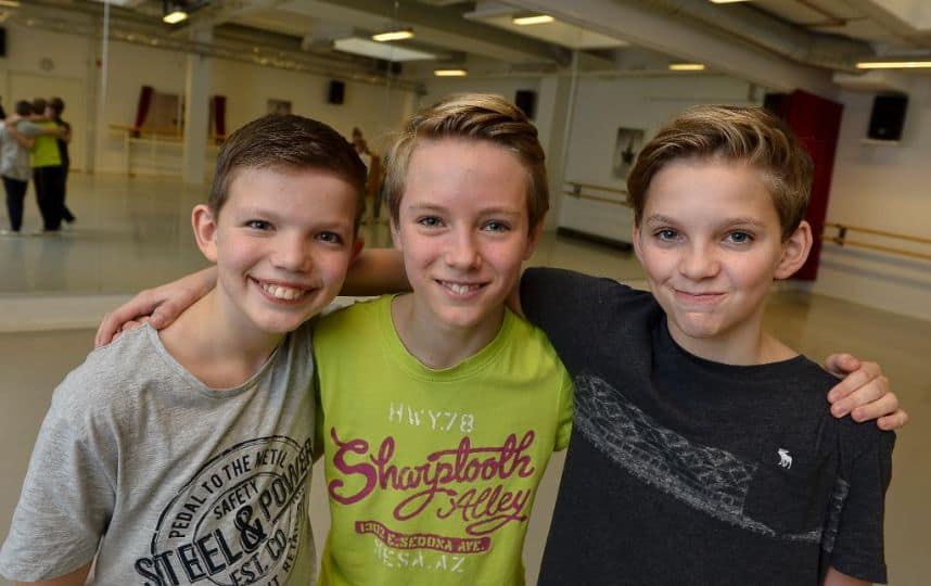 The Swedish Billys (l-r Jacob Hermansson, Grim Lohman and Oliver Lohk)