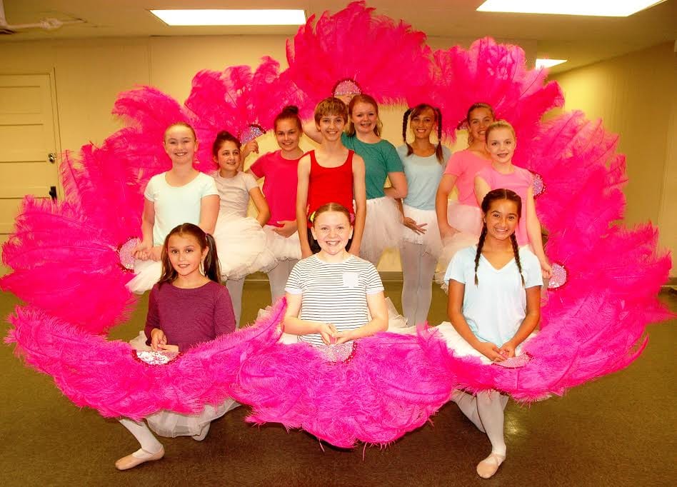Billy (Peanut Edmonson) and the Ballet Girls