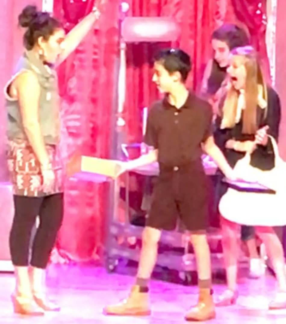 Cade in the Performers School production of 'Legally Blonde'