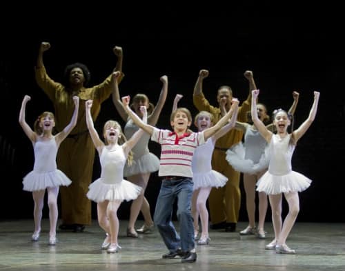 Myles Leading the Company Celebration